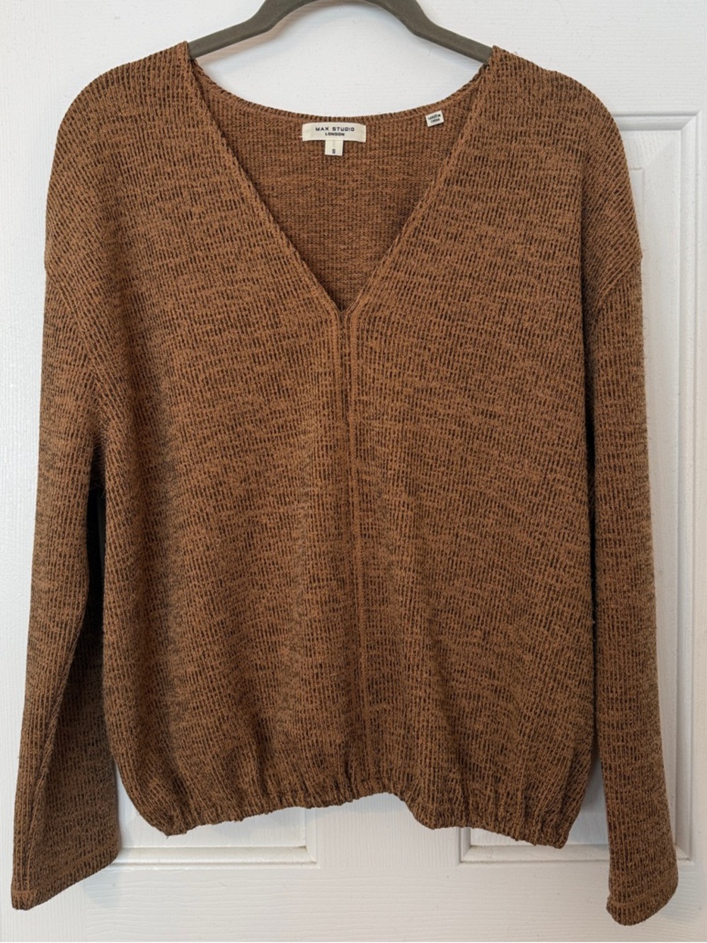 Max Studio V-Neck Top - Picture 1 of 3